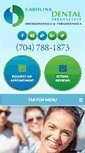 Mobile Screenshot of carolinadentalspecialists.com